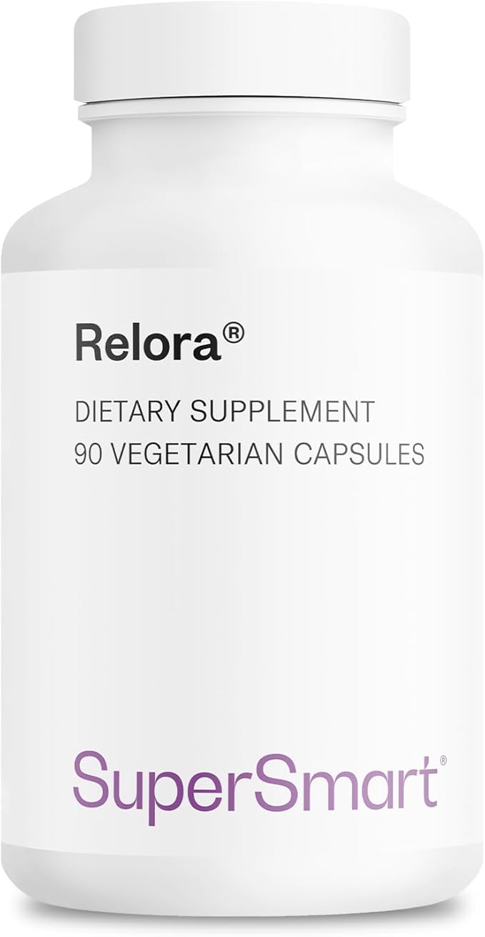 SUPERSMART - Relora® 750 mg Per Day - Phellodendron Amurense & Magnolia Officinalis Extract Great for Stress & Emotional Relief | Non-GMO & Gluten Free - 90 Vegetarian Capsules
