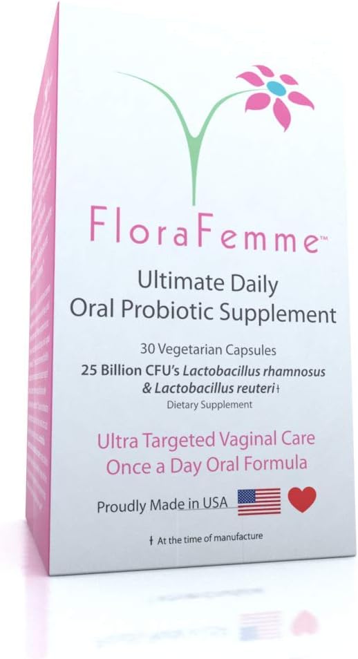 Ultimate Daily Oral Probiotic Supplement - Support Urinary Tract & Vaginal Health - Eliminate Vaginal Odor, Balance pH, & Restore Proper Gut & Vaginal Flora - Ultra Potent Women's Blend