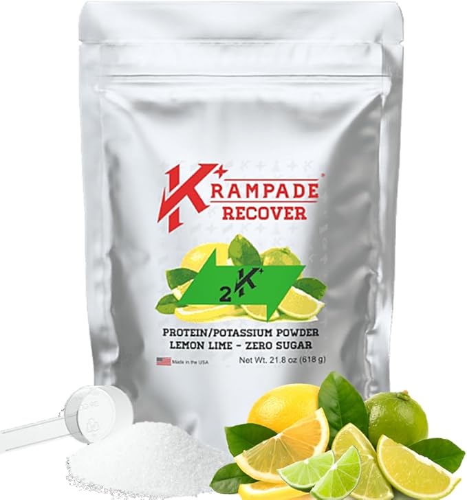 Whey Protein Electrolytes Powder | 30g Protein & 7g BCAA + 2,000mg Potassium Supplement + Magnesium | >2X More K+ Than Coconut Water