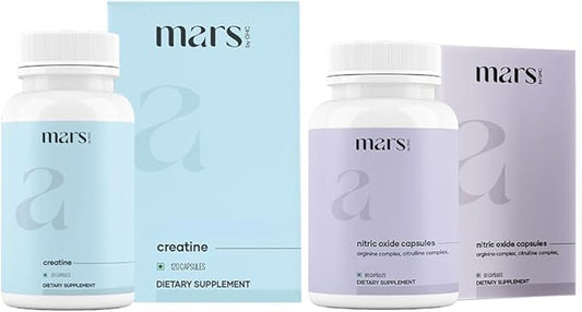 Mars Beast Mode Combo | Plant-Based Nitric Oxide & Creatine Capsules | Pack of 1