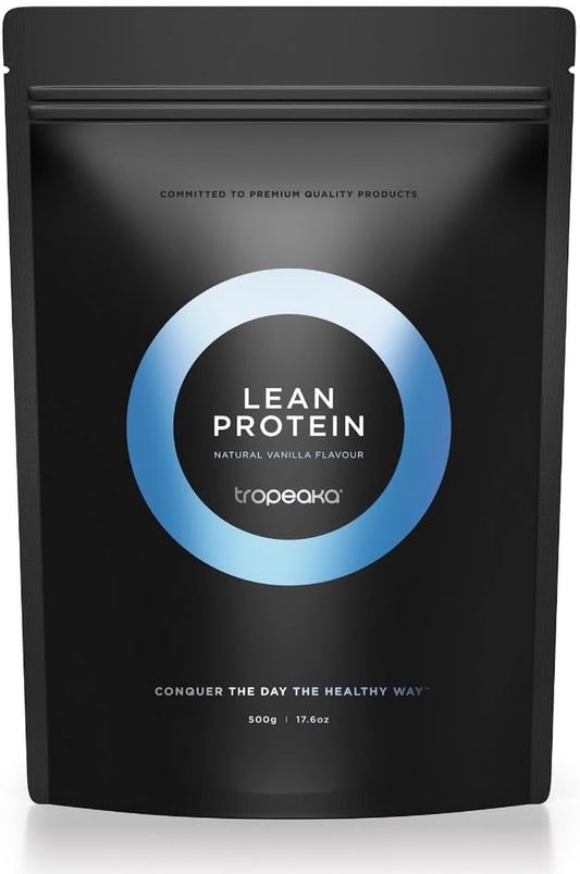 Tropeaka Plant Based Lean Protein Powder for Smoothies & Shakes - Vanilla - Vegan Protein for Men & Women, Gluten Free, Dairy Free, Non-GMO, 17.6oz (20 Servings)