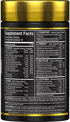 ALLMAX Nutrition - Vitaform - Multi-Vitamin for Men, 60 Tablets (Pack of 1)