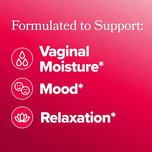 O Positiv URO Vaginal Moisture & Mood – Formulated to Support Vaginal Moisture, Mood & Relaxation – with KSM-66® Ashwagandha, Ginkgo Biloba, Mucuna pruriens, and GABA – 30 Servings