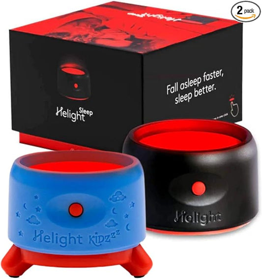 Red Light Therapy Sleep Device Family Bundle – 630nm Pure Red Light Lamp Sleep Aid to Support Deep Relaxation – Rest Lamp Backed by Science for Adults & Kids Bedrooms - Pack of 2