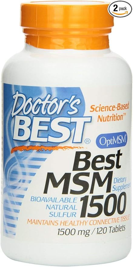 Doctors Best Best MSM - 120 ct (Pack of 2)