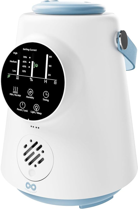 Everlasting Comfort Top Fill Humidifier for Bedroom– Upgraded 2.5L Easy to Clean Quiet Ultrasonic Humidifier with Timer, Cool Mist Air Moisturizer for Large Room, Home, Soothing Hydration for Adults