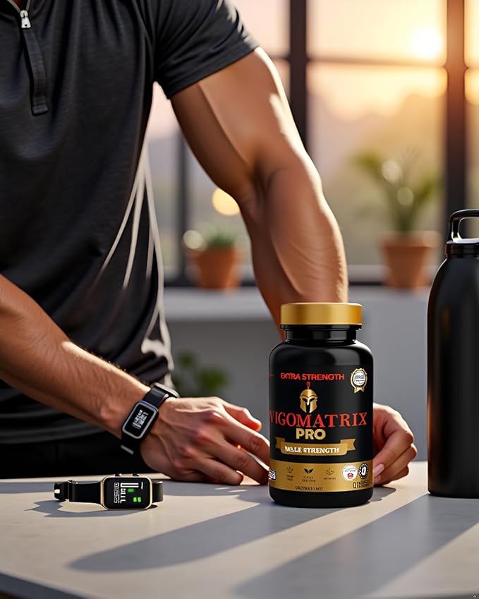 Vigomatrix Pro Extra Strength Male Supplement, 60 Capsules, Vegan, Gluten Free, Non-GMO (1)