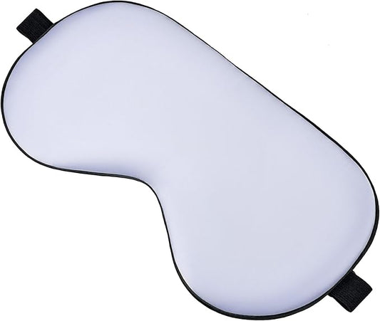 Sleep Mask, Real Natural Pure Silk Eye Masks with Adjustable Strap for Sleeping, Mulberry Silk Eye Sleep Shade Cover, Block Light Reduces Puffy Eyes Traveling Gifts