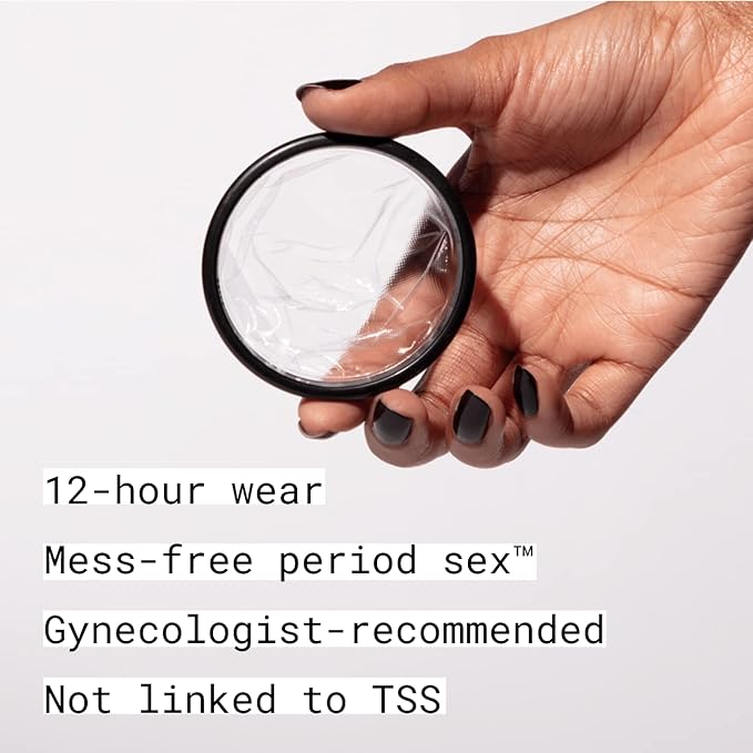 Flex Menstrual Discs | Disposable Period Discs | Reduce Cramps & Dryness | Beginner-Friendly Tampon Alternative | Capacity of 5 Super Tampons | Made in Canada | 3-Pack (36 Total Count)