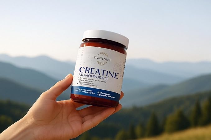 Pure Creatine Monohydrate Powder 300g – High Absorption, Micronized for Enhanced Performance, Strength & Endurance | Unflavored, Lab-Tested, Vegan-Friendly