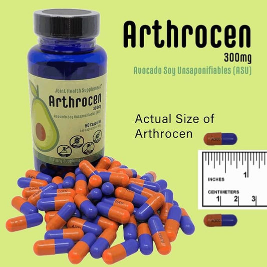 Joint Health Supplement, 300Mg Avocado Soy Unsaponifiable, Non-GMO, Dairy Free, Gluten Free & Shellfish Free, 60 Day Supply, One Capsule Per Day (2 Months)…