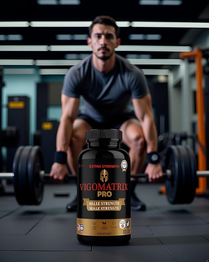 Vigomatrix Pro Extra Strength Male Supplement, 60 Capsules, Vegan, Gluten Free, Non-GMO (1)