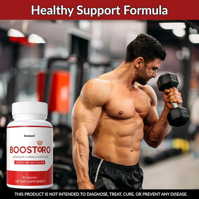 Bo.ost~oro | Advance Support Formula | Capsules for Men | Pills for Men Ingredients | 300 Capsules