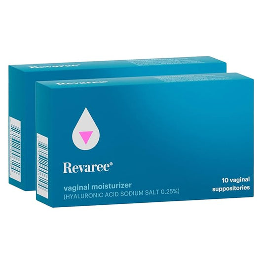 Revaree by Bonafide. Vaginal Moisturizer with 5mg Hyaluronic Acid. — 2-Month Supply (20 Inserts)