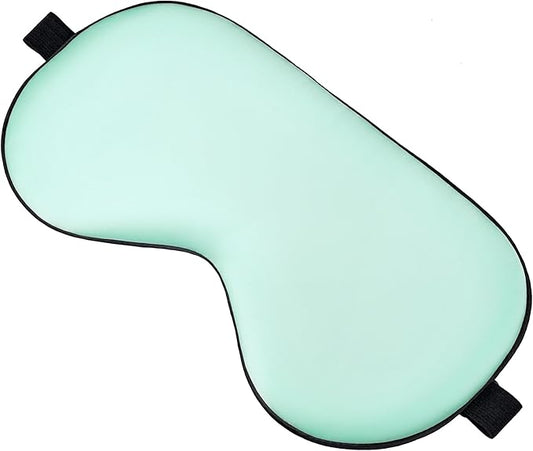 Sleep Mask, Real Natural Pure Silk Eye Masks with Adjustable Strap for Sleeping, Mulberry Silk Eye Sleep Shade Cover, Block Light Reduces Puffy Eyes Traveling Gifts