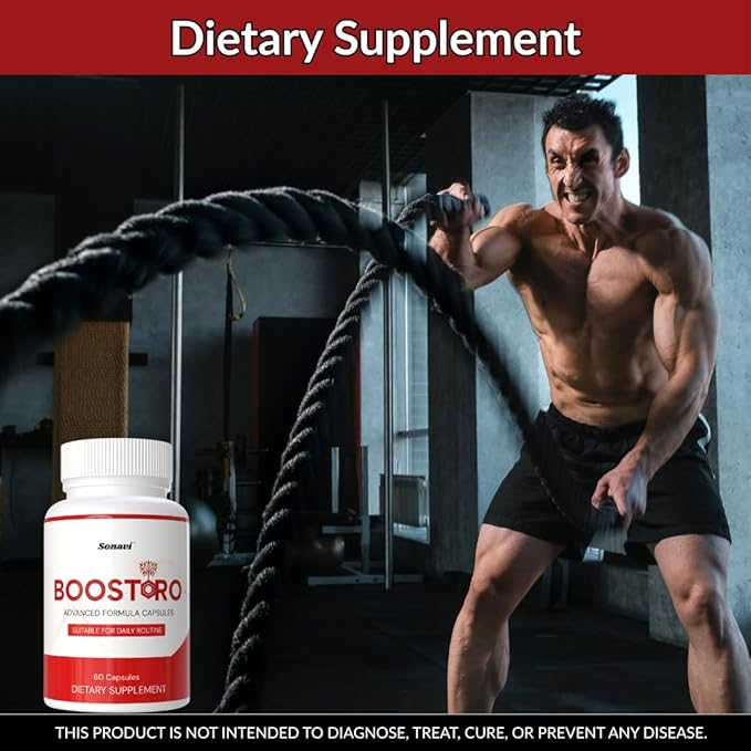 Bo.ost~oro | Advance Support Formula | Capsules for Men | Pills for Men Ingredients | 300 Capsules
