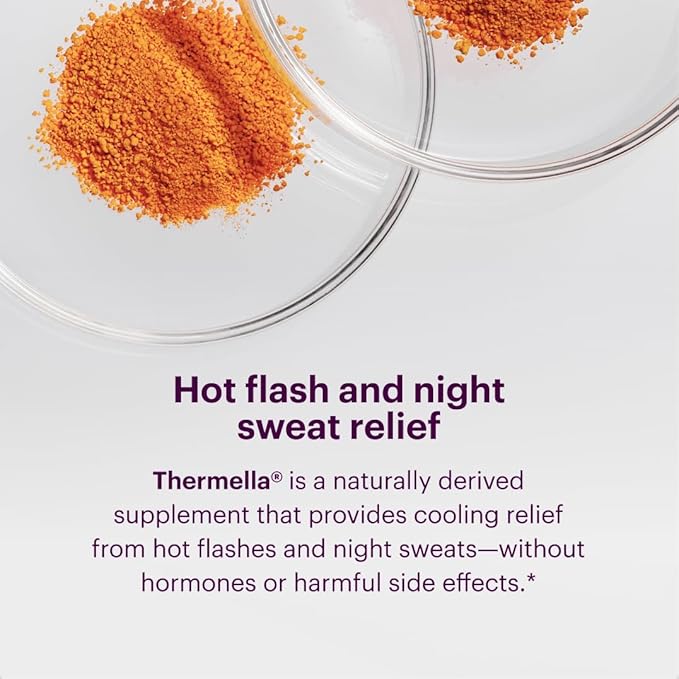 Bonafide Thermella Fast-Acting Hot Flash and Night Sweats Relief. — 1-Month Supply (60 Tablets)
