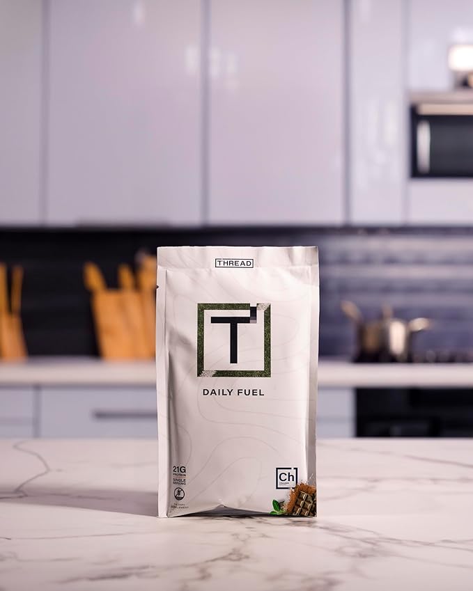 THREAD Performance Daily Fuel - Chocolate Brownie | All-in-One Sports Nutrition for Young Athletes | 21g Protein, 60+ Organic Superfoods, Vitamins & Minerals | 30 Servings