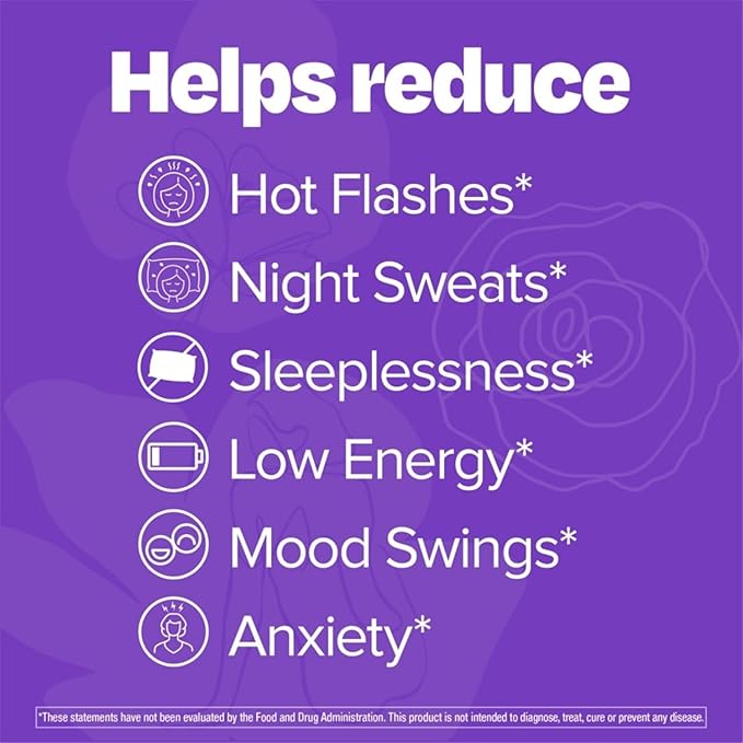 Cystex Menopause Support Powder – Daily Relief for Hot Flashes, Night Sweats & Mood Swings – Clinically Studied Ingredients – Electrolyte-Enhanced, Berry Flavor, (15 Servings)
