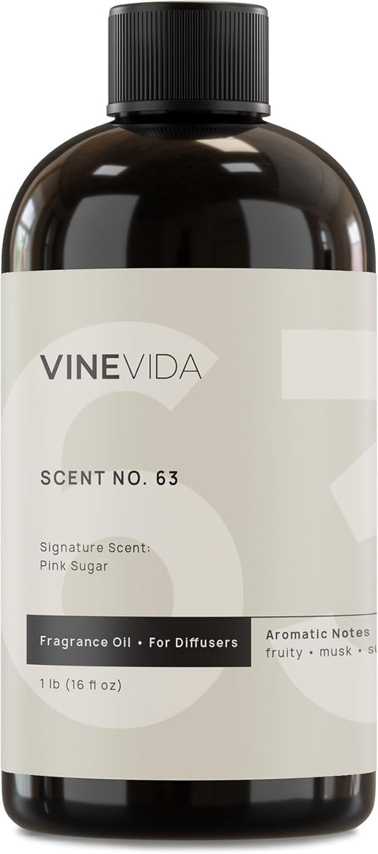 VINEVIDA [16 Fl Oz] Pink Sugar Fragrance Oil for Cold Air Diffusers, Essential Oils for Diffuser Oil Refill & Air Freshener Room Spray