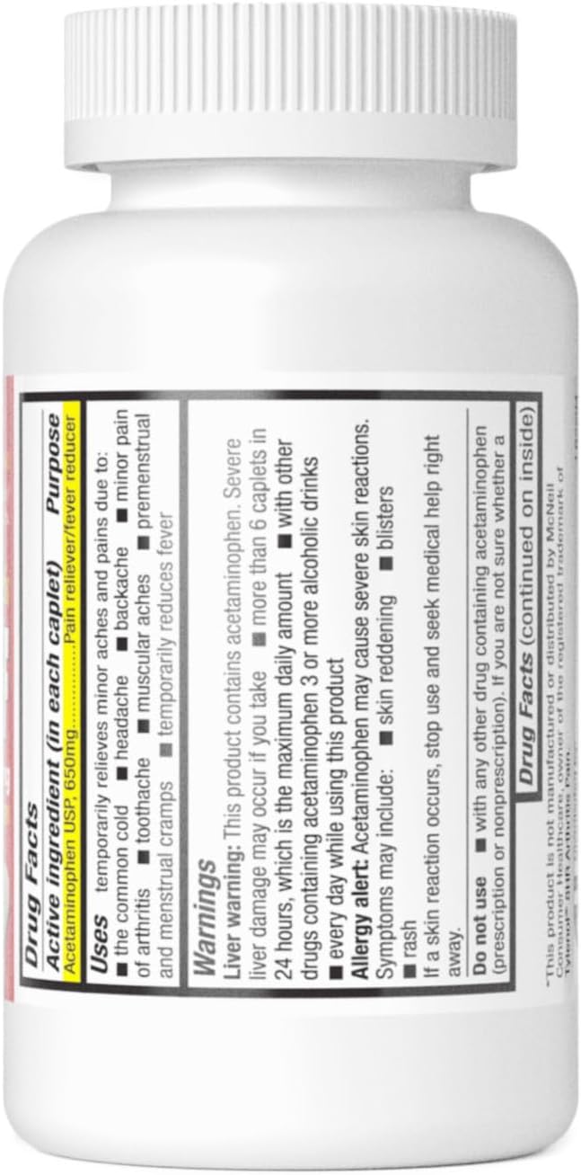 HealthA2Z® Pain Relief Extended Release | Acetaminophen 650mg | 8 Hours | Arthiritis Pain | Pain Reliever - Fever Reducer | Contains no Aspirin (300 Count)