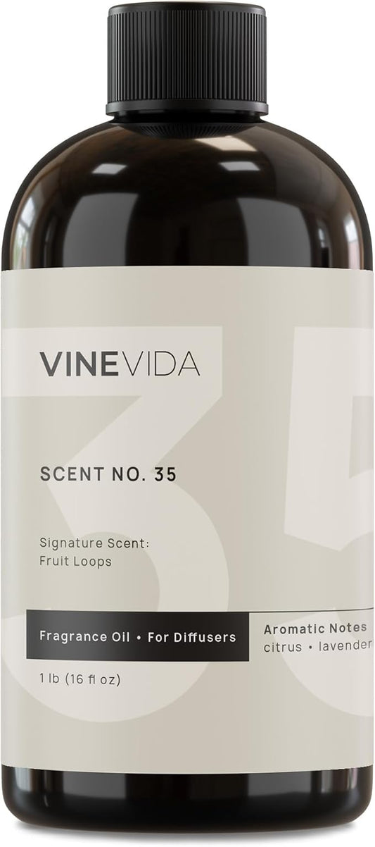 VINEVIDA [16 Fl Oz] Fruit Loops Fragrance Oil for Cold Air Diffusers, Essential Oils for Diffuser Oil Refill & Air Freshener Room Spray