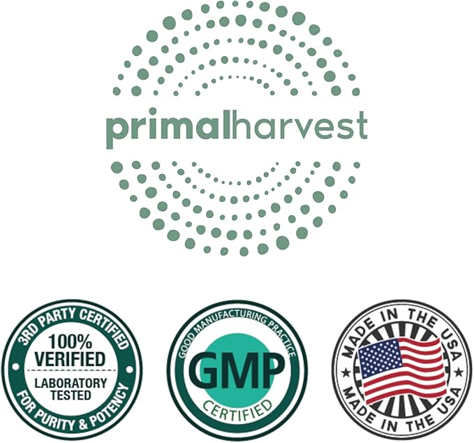 Primal Harvest Primal Total Male Natural Tribulus Terrestris, Fenugreek, Korean Ginseng, Maca Root Horny Goat Weed for Men Booster, Max Boost 90 Capsules…