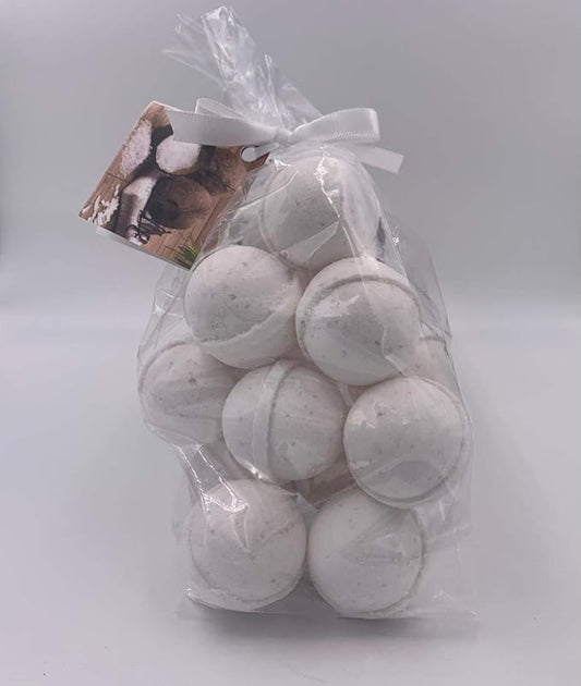 Spa Pure Coconut Vanilla Bath Bombs: 14 Bath Bomb Fizzies with Shea Butter (Ultra Moisturizing) 1 Oz Each Great for Dry Skin