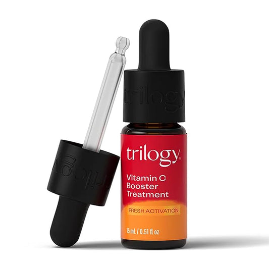 Trilogy Vitamin C Booster Treatment, Illuminating Serum with Hyaluronic Acid, 0.51 fl oz