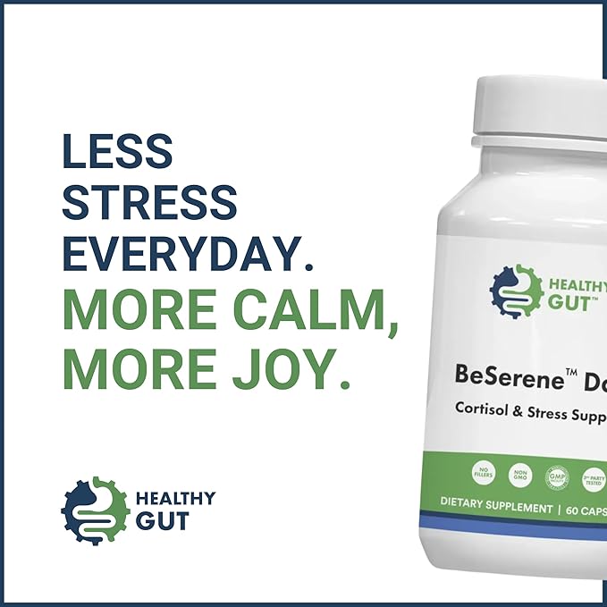 BeSerene Daily | Cortisol & Stress Support | Supports Your Sleep and Adrenals | 30 Servings