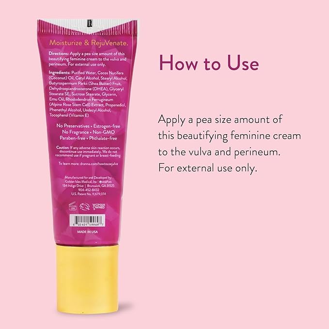 Julva® Feminine Cream for Women – Doctor-Formulated Intimate Moisturizer – Supports Skin Hydration, Comfort & Confidence