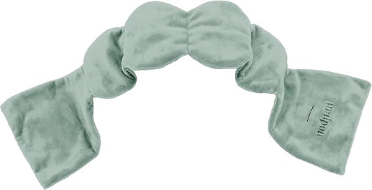 Nodpod Weighted Blanket & Sleep Mask Bundle – Ultra-Soft Body Blanket with Glass Beads + Light-Blocking Eye Mask – Relaxation, Comfort, Travel & Better Sleep - Sage