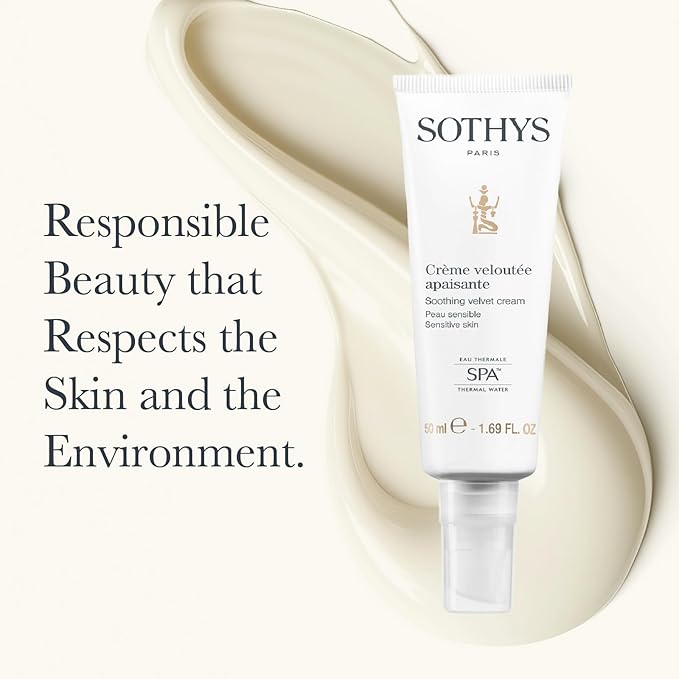 SOTHYS Soothing Velvet Cream | Gentle Hydrating Face Moisturizer for Sensitive Skin | Soothing Daily Skincare