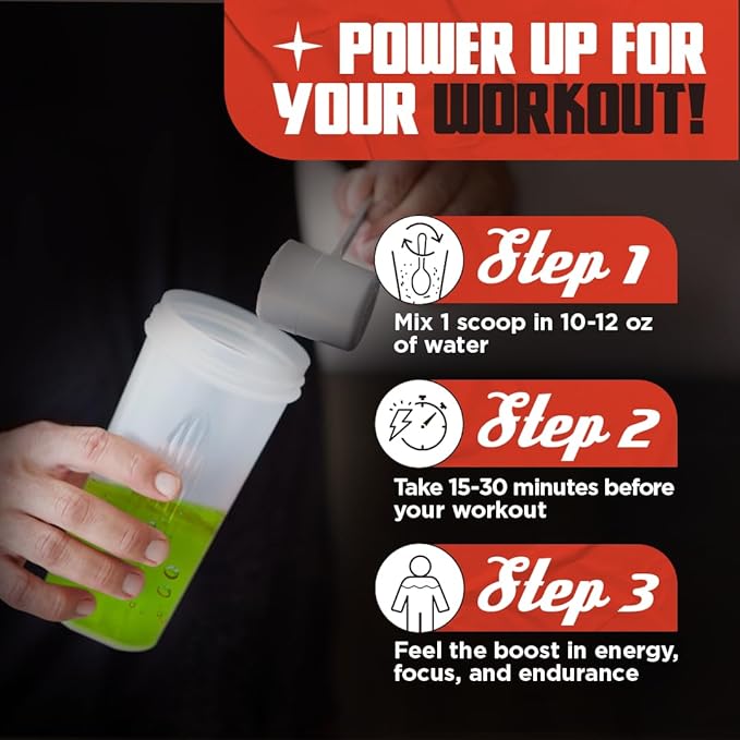 Old School Labs Ultimate 2 Stage Pre Workout for Explosive Energy, Massive Pumps & Focus - Preworkout for Men & Women - Natural Pre Workout Powder with Amino Acids, 250mg Caffeine, Strawberry Kiwi