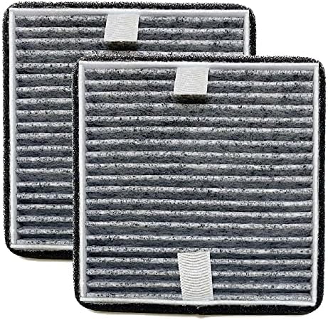 Nispira FRF105 Filter Replacement for Febreze FHT150W OdorGrab Portable Air Cleaner Odor Reducer, HEPA Carbon 2 Packs