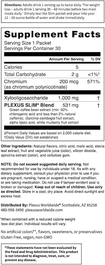 Plexus Slim MicroBiome Black Cherry Lime Blossom, 1, 4.0 Ounce (2 Pack)