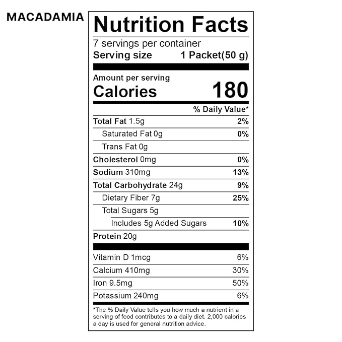 Korean Food All-In-One Multi Shake Cinnamon Pecan(50g*7 Packs) Dietary Fiber, Essential Amino Acids, Vitamins, 7-Day Convenient Individual Packs (12.35 oz)
