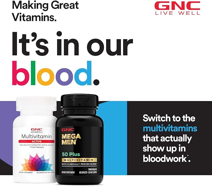 GNC Women’s Energy and Metabolism Vitapak Program, Convenient Complete Nutrition, 4 Products in 1 Packet, Calorie Burn, Mental Sharpness, 200mg Caffeine, with Proven Ingredients, Omega 3s, 30 svgs