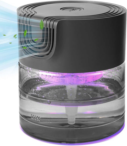 Water Air Purifiers for Home, Oxyvana Quiet Variable Speed Water Based Air Purifier with 7 Color Night Light, Air Washer Humidifier for Home, Bedroom, Office, Pet Odors
