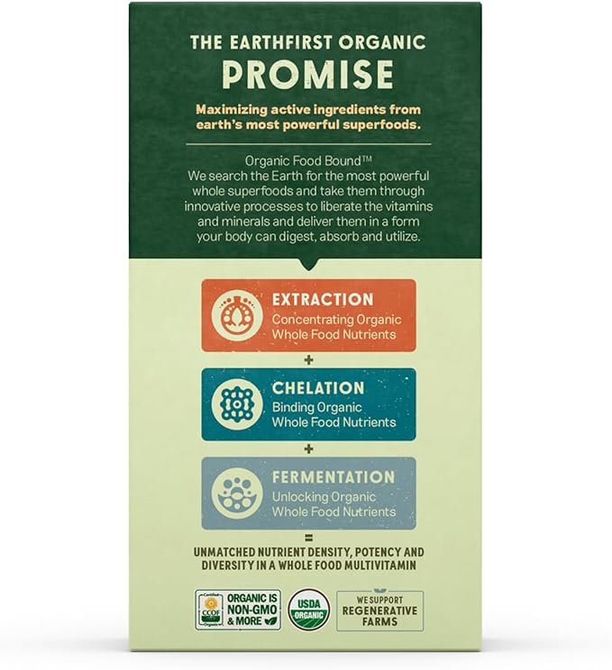 Prenatal Once Daily Multivitamin for Women for Conception, Pregnancy, Postpartum & Breastfeeding, Folate, Iron & Organic Whole Food Blend, Vegan, 30 Count