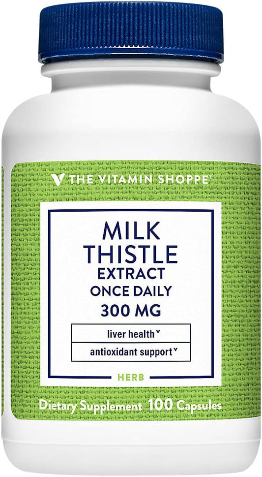 The Vitamin Shoppe Milk Thistle Extract 300 MG (100 Capsules)
