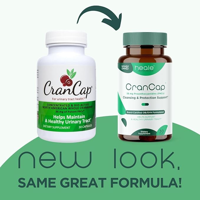 Cranberry Pills - Urinary Tract Health Cranberry Supplement - 36mg of Potent PACs - Non GMO, Vegan, Gluten Free - by Heale - 120 Capsules