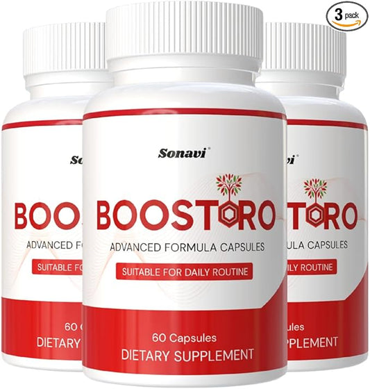 Bo.ost~oro | Advance Support Formula | Capsules for Men | Pills for Men Ingredients | 300 Capsules