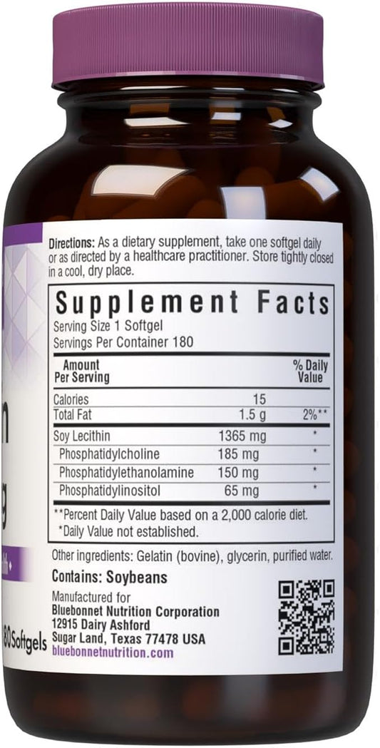 BlueBonnet Lecithin Supplement, 180 Count