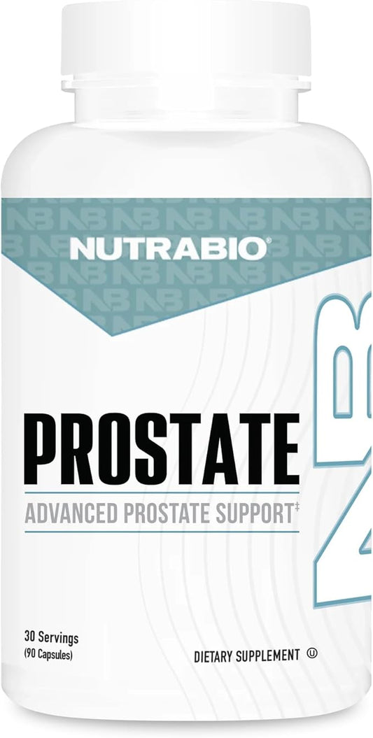 NutraBio Prostate- Advanced Prostate Function Support- Inflammation Defense and Antioxidant Support- 90 Capsules