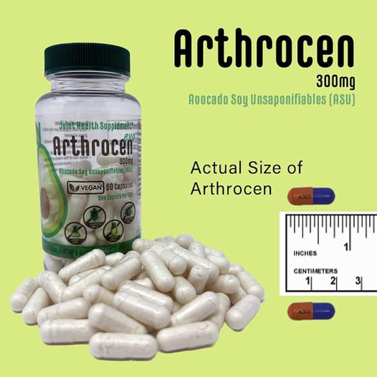 EVO Vegan Joint Health Supplement, 300Mg Avocado Soy Unsaponifiable, 60 Day Supply, One Capsule Per Day (2 Months)