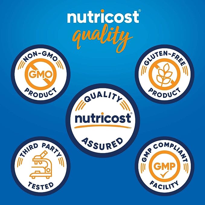 Nutricost Glucosamine Sulfate 1500mg, 240 Capsules - 750mg Per Capsule, Gluten Free, Non-GMO