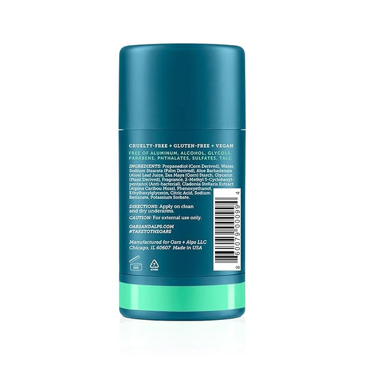 Oars + Alps Aluminum Free Deodorant for Men and Women, Dermatologist Tested and Made with Clean Ingredients, Travel Size, Eucalyptus Spearmint, 2 Pack, 2.6 Oz Each
