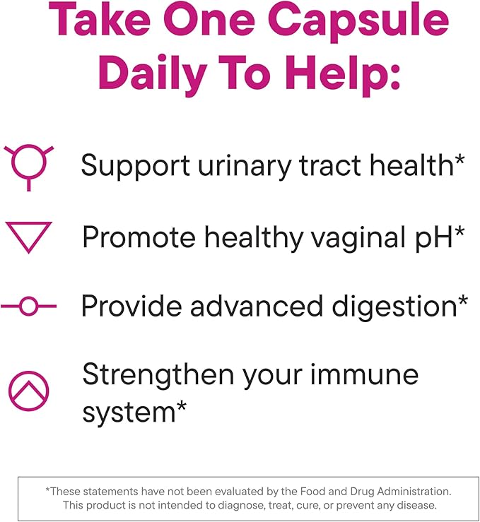 Daily Nouri Women’s Probiotic | Supports Vaginal pH, Urinary Tract, Digestive & Immune Health | 5 Clinically Studied Strains + Cranberry & Vegan Omega Oil | 30-Day Supply