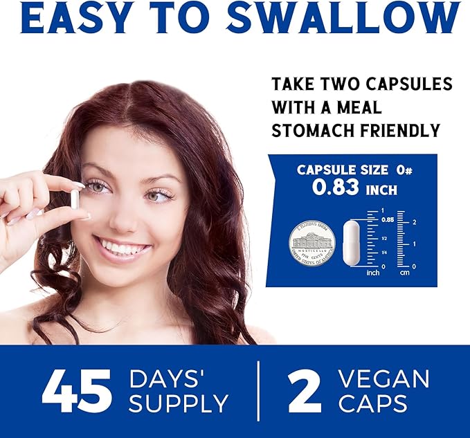 10 in 1 Magnesium Complex, 420mg Elemental Magnesium | Ultra Strength, Max Absorption | Chelated Magnesium Supplement for Sleep, Nerves & Heart Health | Non-GMO, 90 Vegan Capsules